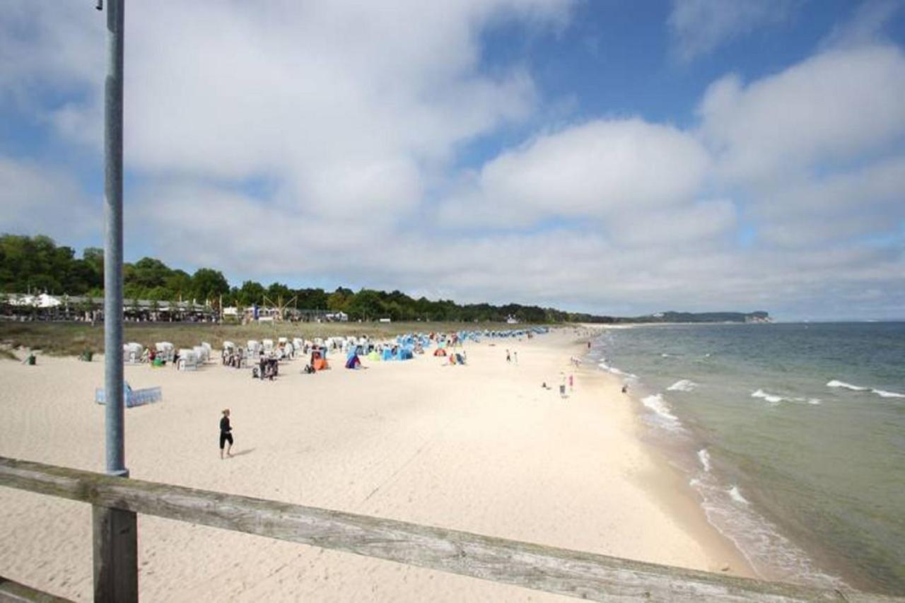 Balkon, Gratis Nutzung Vom Ahoi Erlebnisbad Und Sauna In Sellin - Residenz Strandeck Fewo01 غورين المظهر الخارجي الصورة