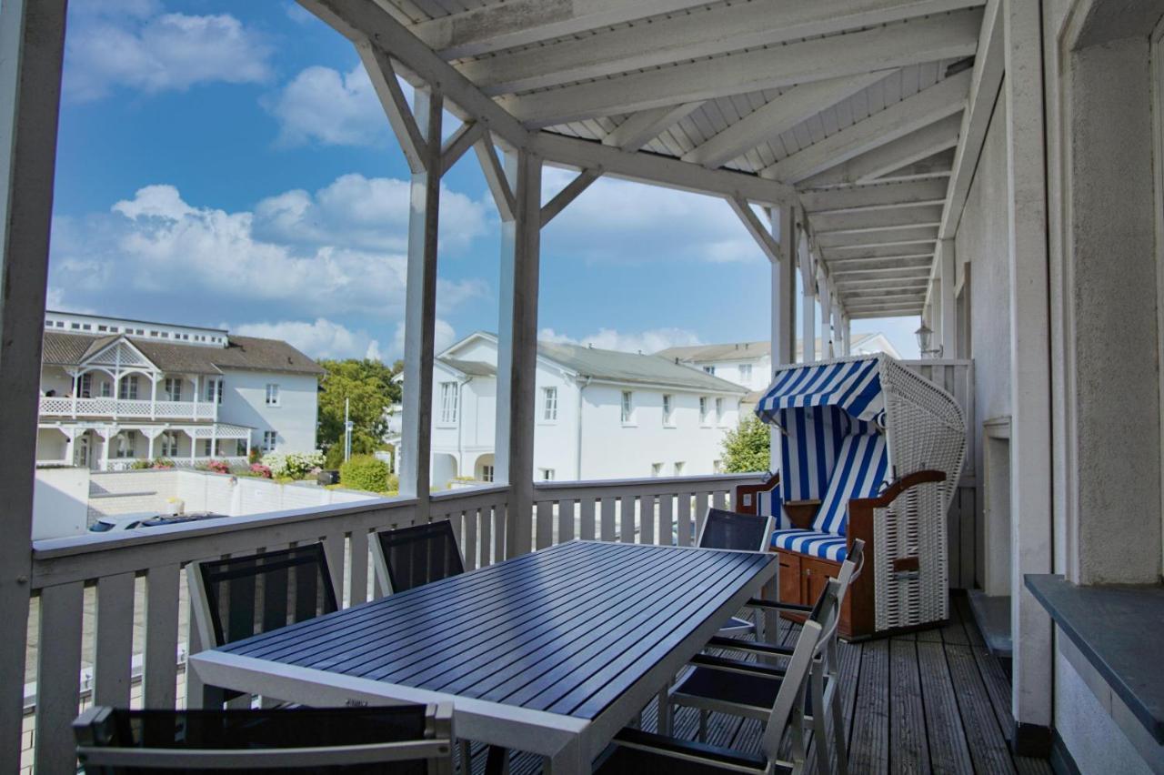 Balkon, Gratis Nutzung Vom Ahoi Erlebnisbad Und Sauna In Sellin - Residenz Strandeck Fewo01 غورين المظهر الخارجي الصورة